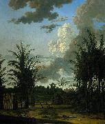 Dirk Valkenburg Plantation in Surinam. oil painting